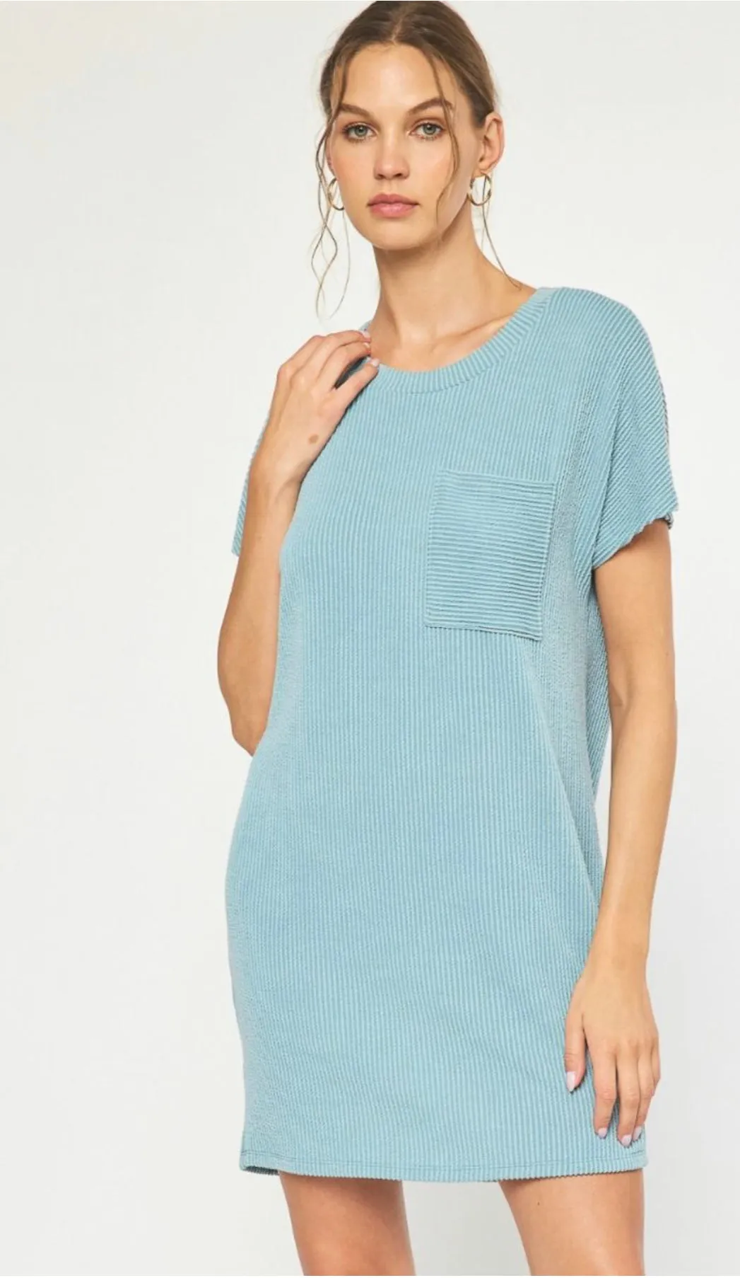 Corduroy T-shirt Dress