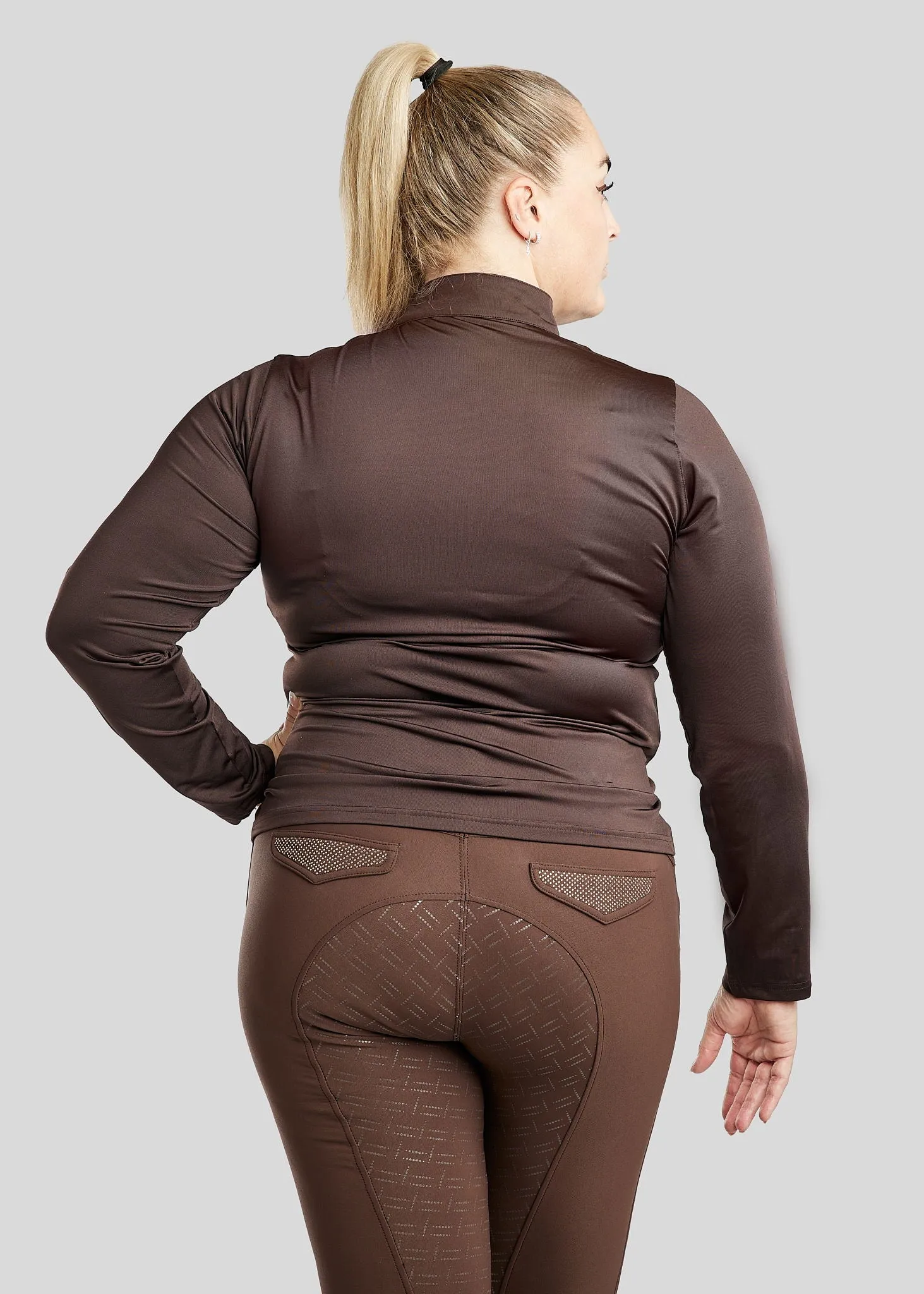 CURVE Briella Shirt - Brown