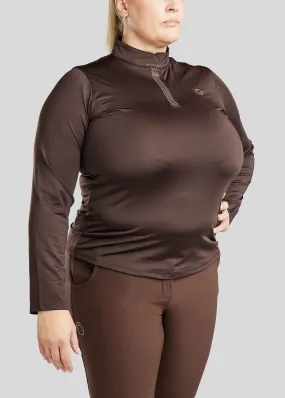 CURVE Briella Shirt - Brown