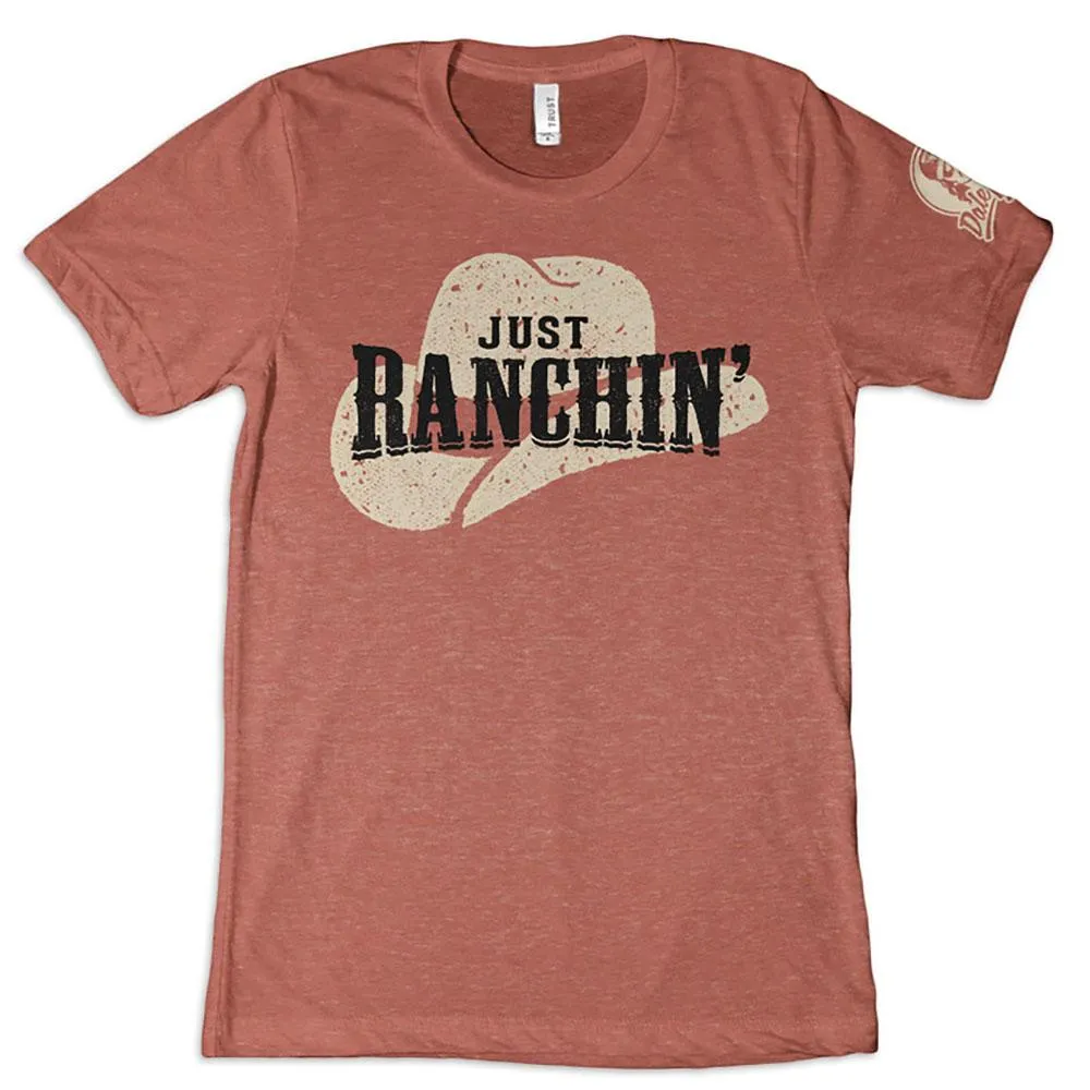 DALE BRISBY CLAY JUST RANCHIN TEE