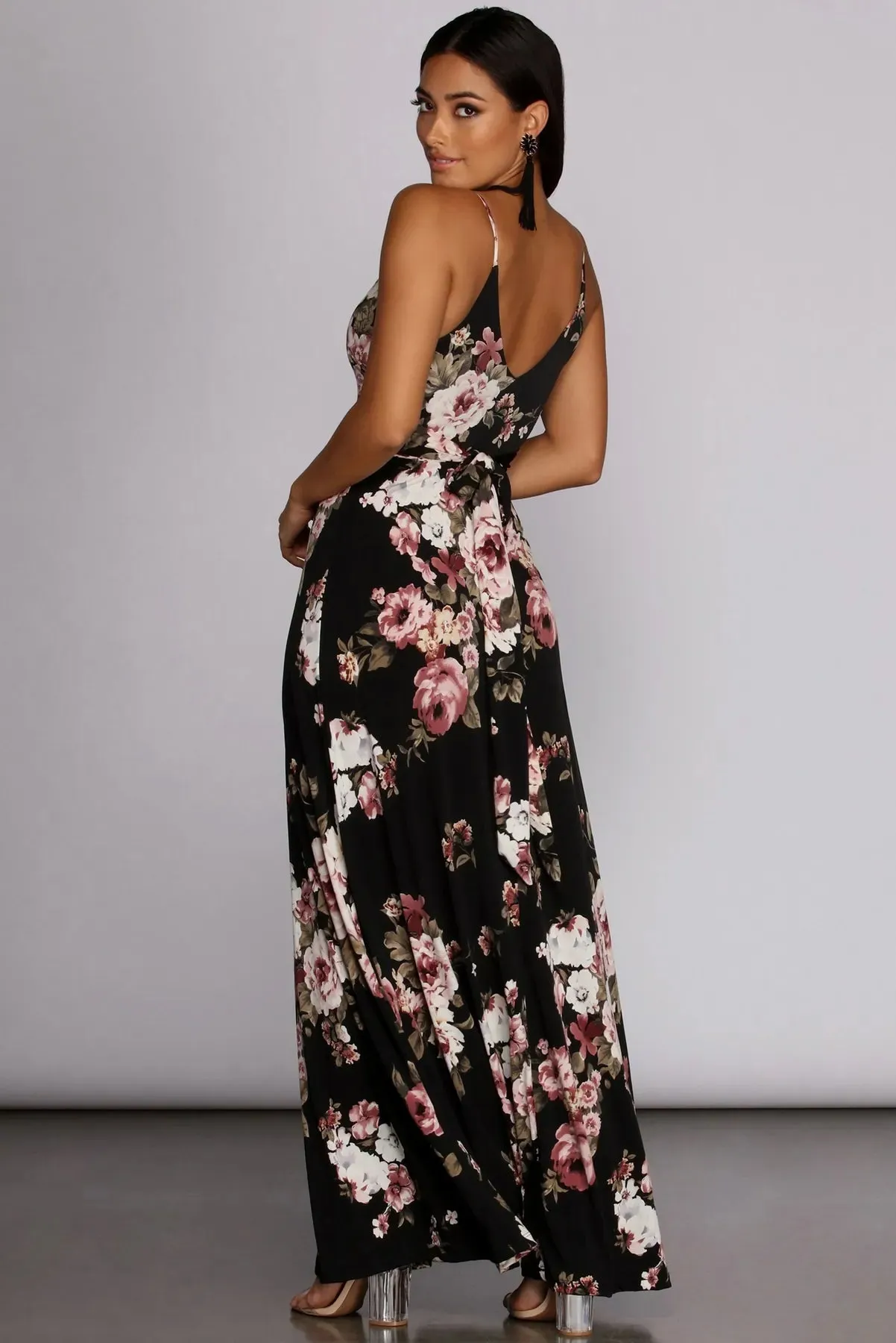 Dark and Floral Dress