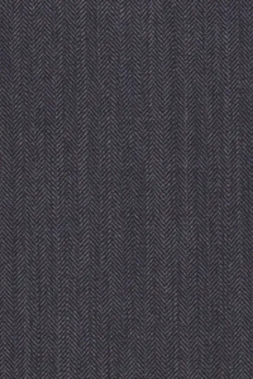 Dark Grey Herringbone Mandarin Collar Suit