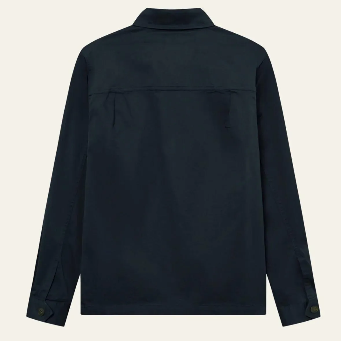 Dark Navy Langley Cotton Overshirt