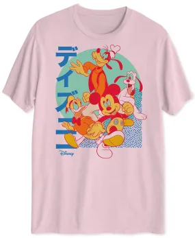 Disney "The Group" Graphic T-Shirt Dark Pink Size Extra Large
