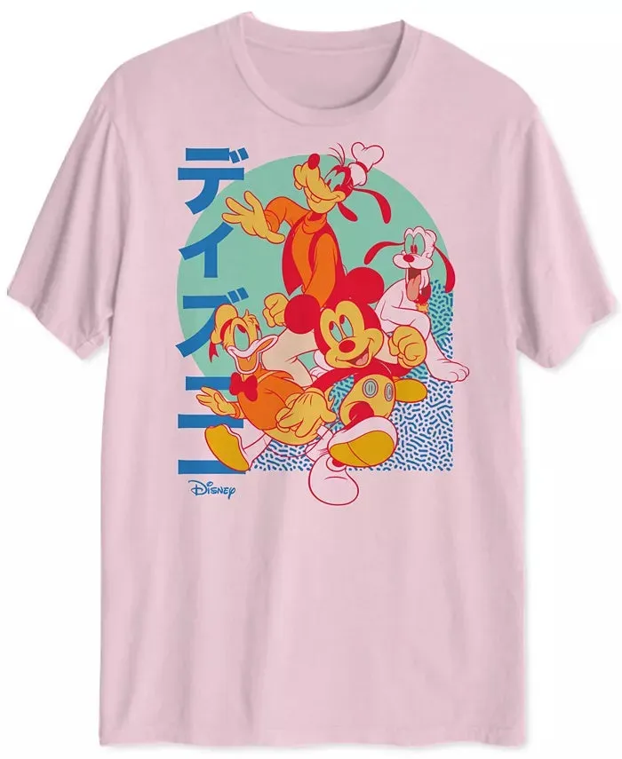 Disney "The Group" Graphic T-Shirt Dark Pink Size Medium