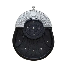 Dress Hunting Chrome Celtic Cantle Sporran