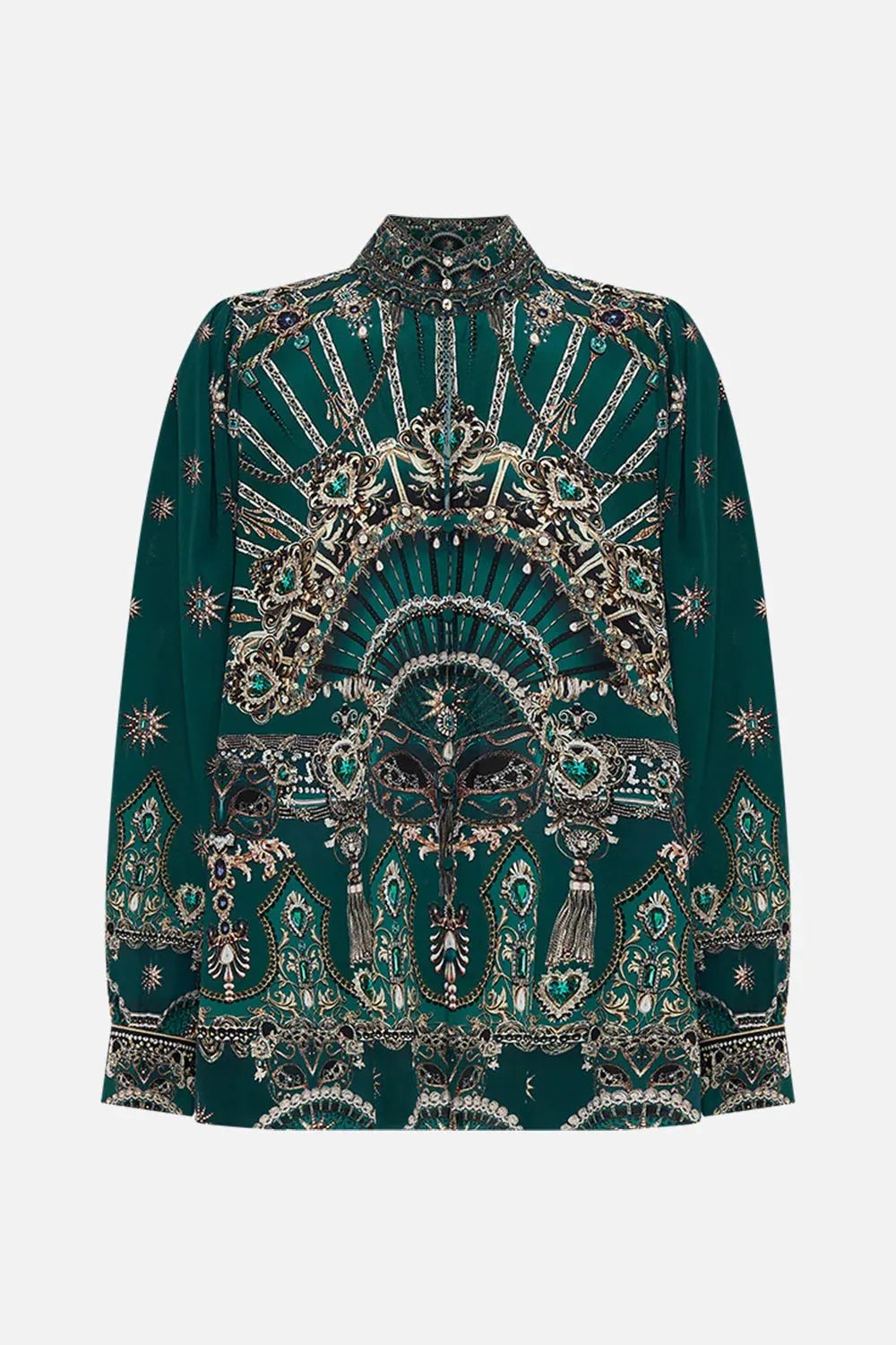 Drop Sleeve Swing Blouse - A Venice Veil