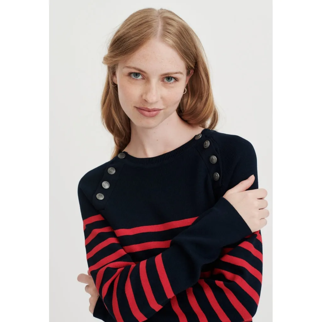 Dune Knit - Red Stripe