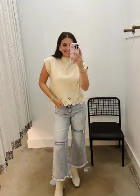 Faye Mock Neck Top