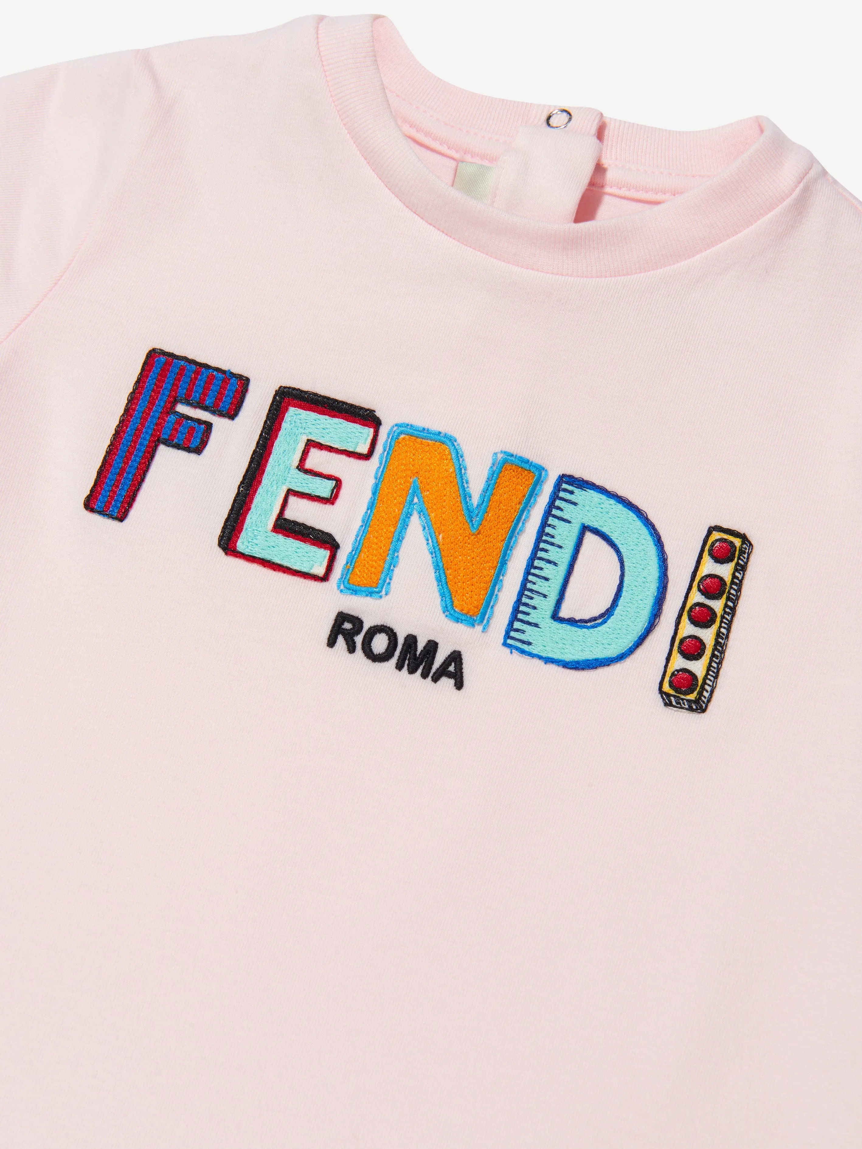 Fendi Baby Girls Logo T-Shirt