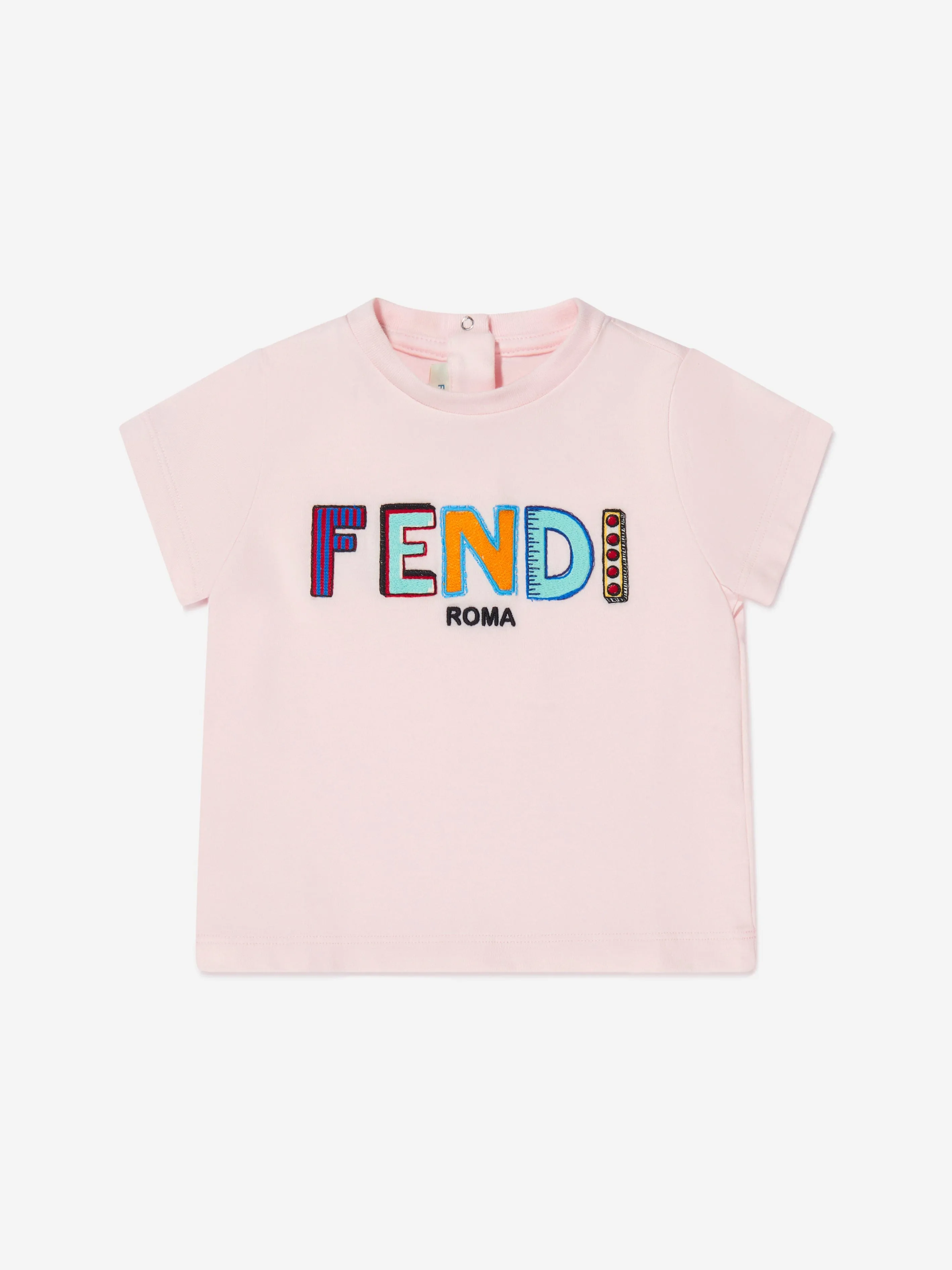 Fendi Baby Girls Logo T-Shirt