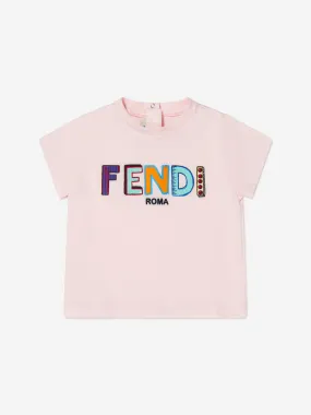 Fendi Baby Girls Logo T-Shirt
