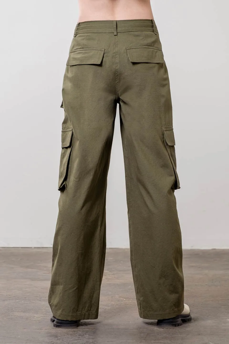 FLAP POCKETS CARGO PANTS