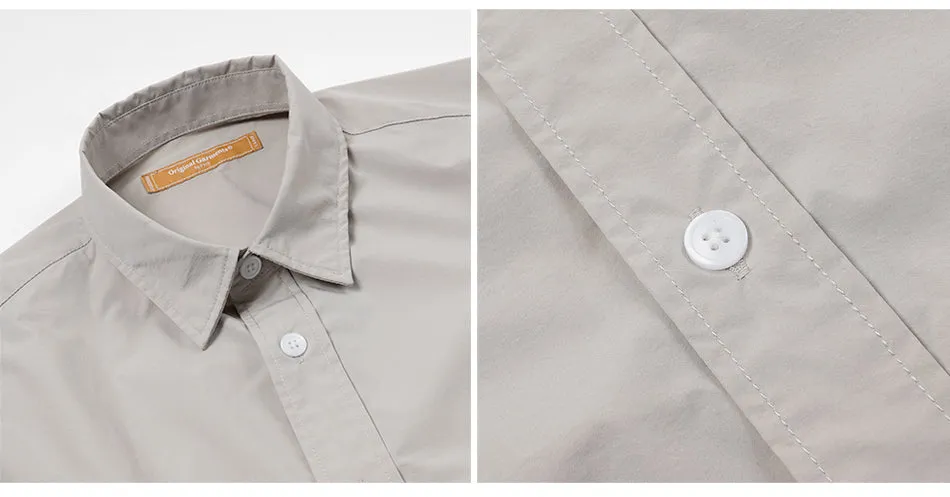 FrizmWorks OG Poplin Oversized Shirt - Grey