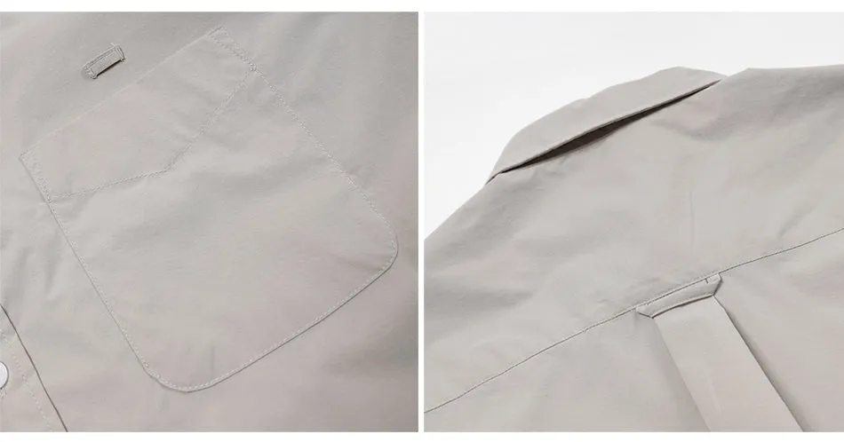 FrizmWorks OG Poplin Oversized Shirt - Grey