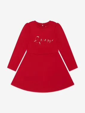 Guess Girls Punto Milano Dress in Red