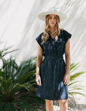 Harlow Dress - Navy