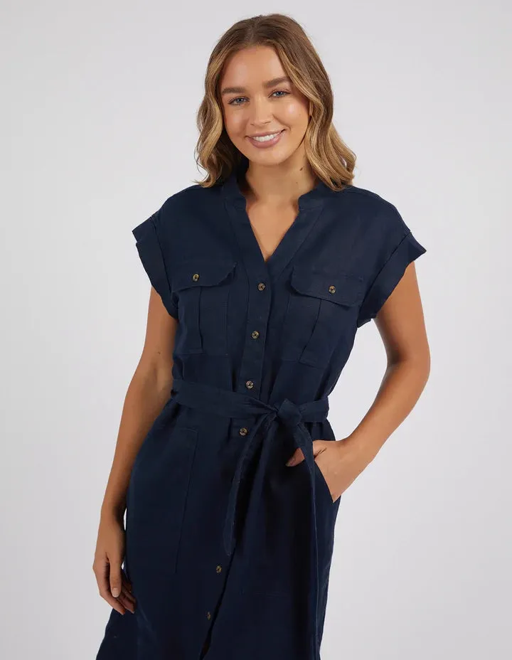 Harlow Dress - Navy
