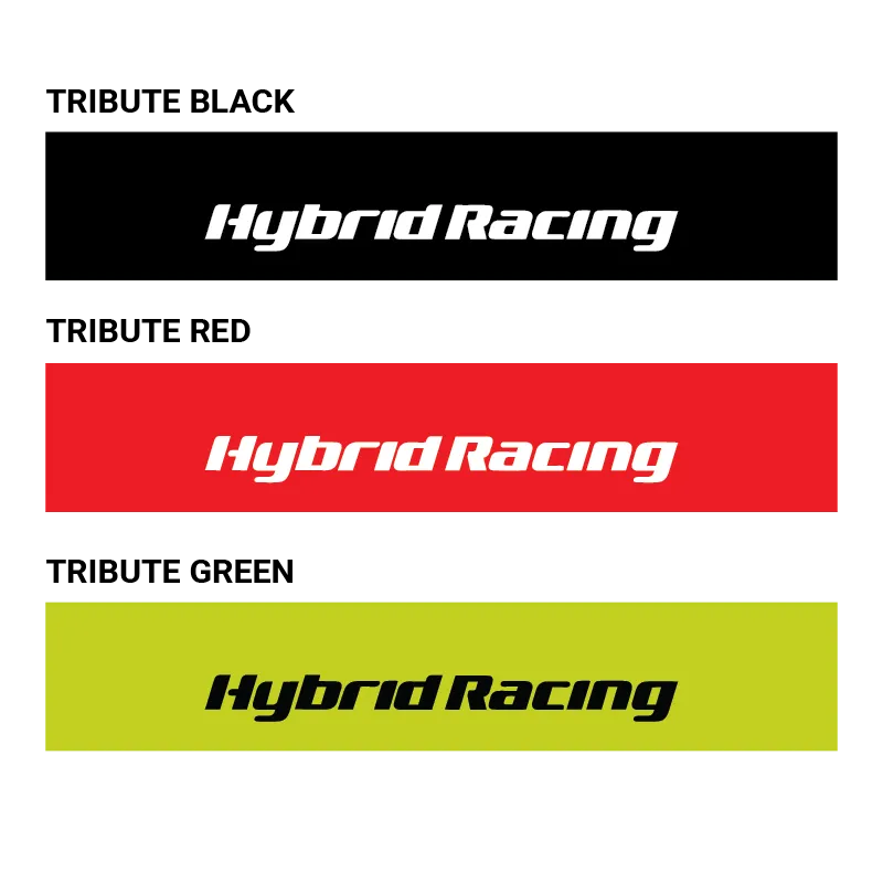 Hybrid Racing Tribute Windshield Sunstrip Green - HYB-STI-00-05