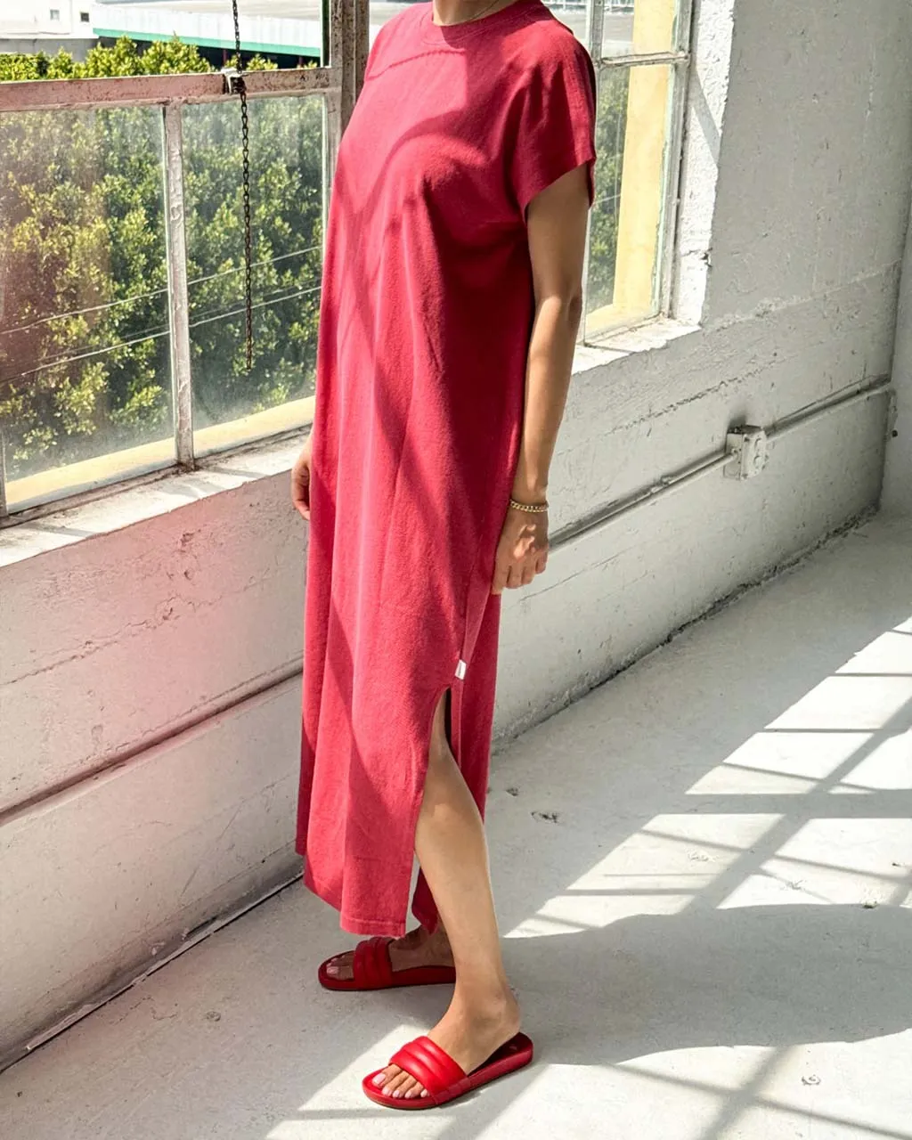 Jeanne Dress - Crayon Red