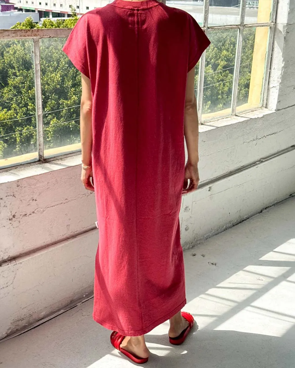 Jeanne Dress - Crayon Red