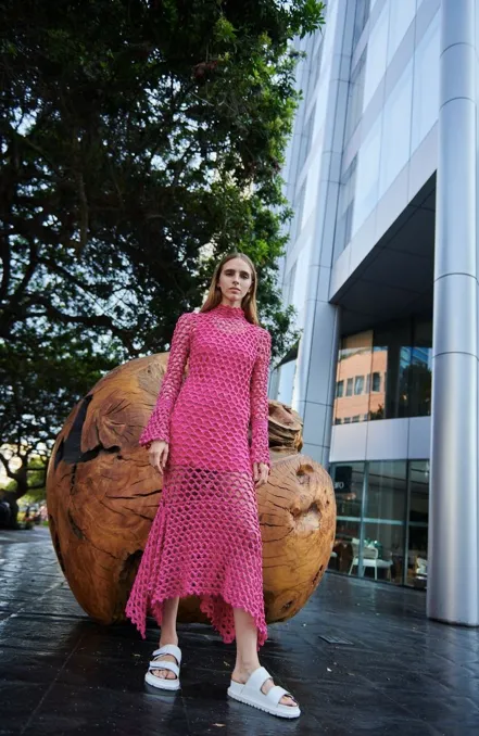 JOYA DRESS FUCHSIA