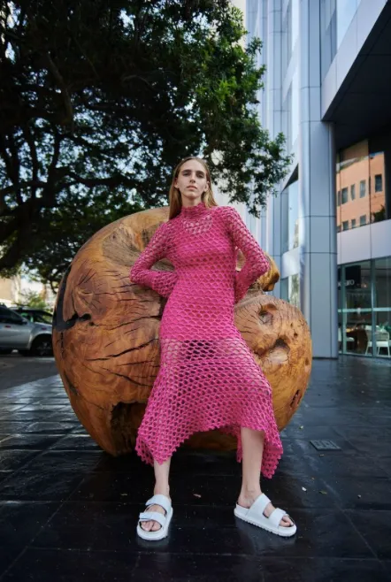JOYA DRESS FUCHSIA