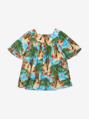 KENZO Girls Sea Jungle Print Dress