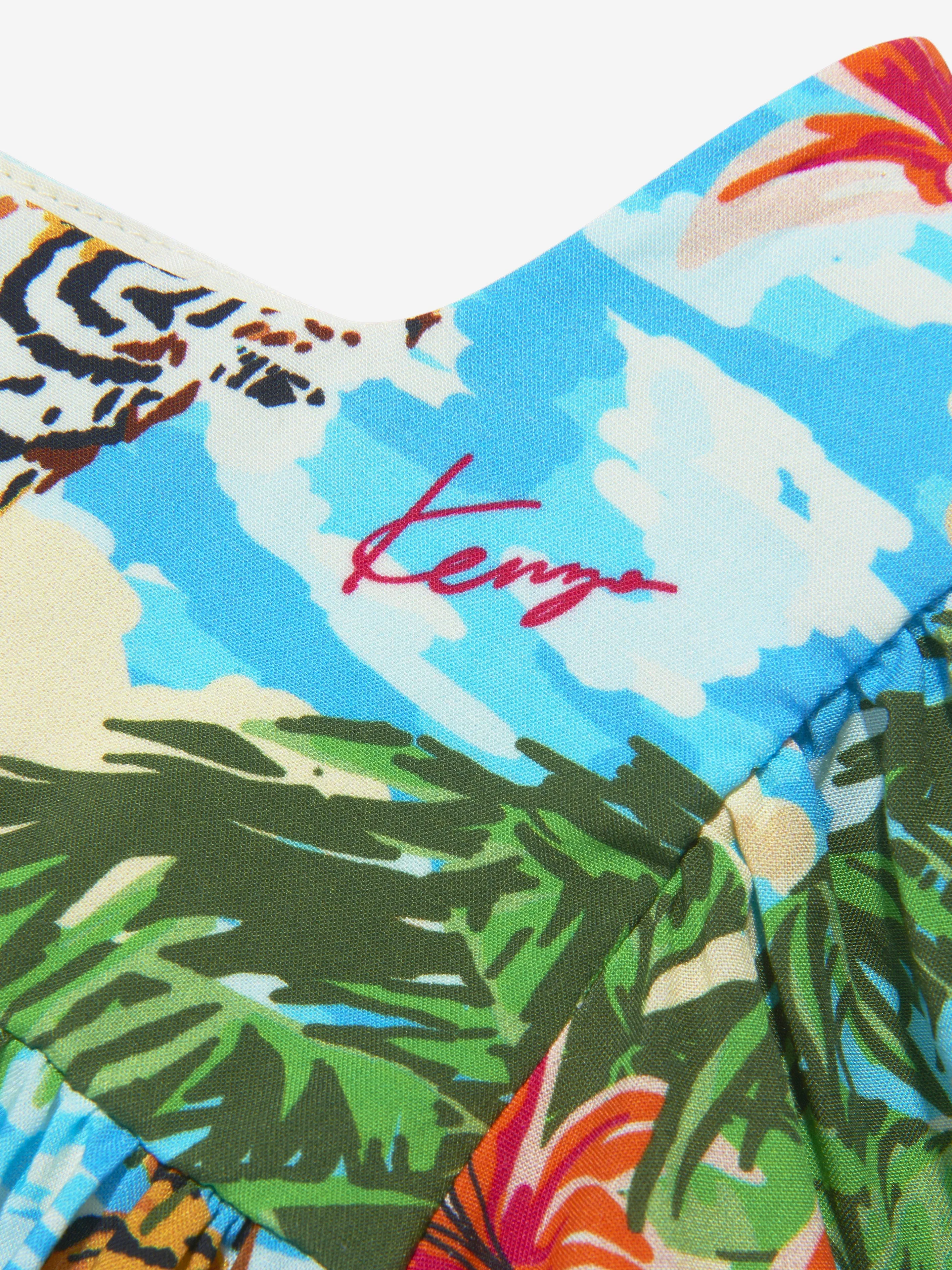 KENZO Girls Sea Jungle Print Dress