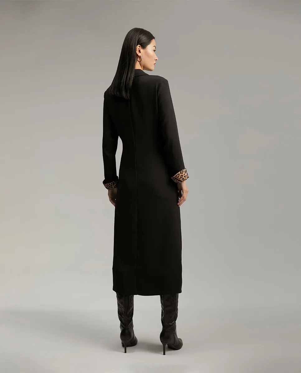 Knotted midi dress