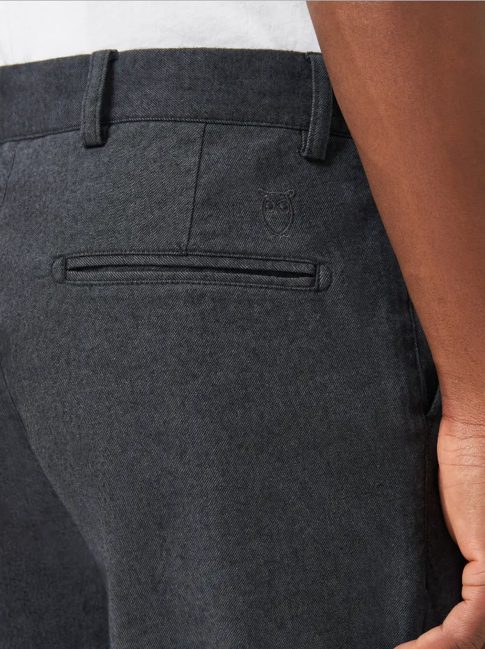 Knowledge Cotton Apparel / Herren-Hose / CHUCK regular flannel chino pants -