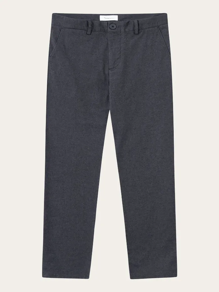 Knowledge Cotton Apparel / Herren-Hose / CHUCK regular flannel chino pants -