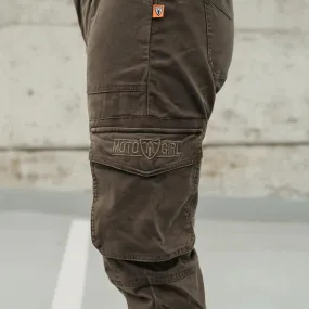 LARA OLIVE GREEN - Women's Motorcycle Cargo Trousers