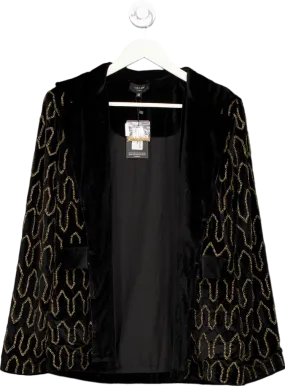 Lola Adu Black Val Blazer UK 12