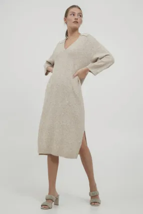 Mac Knitted Dress (Oatmeal Melange)