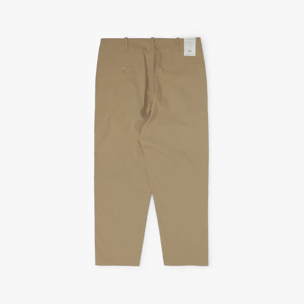 MADNESS POLYESTER CHINO PANTS-KHAKI