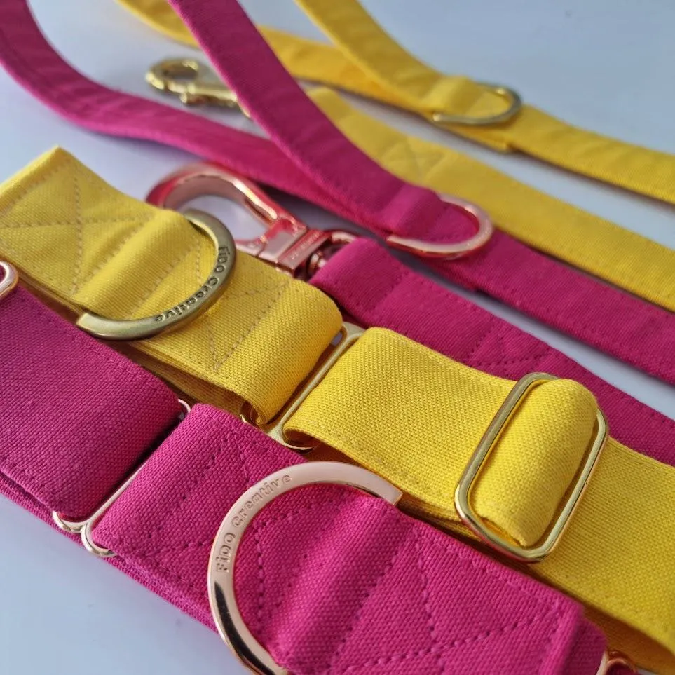Magenta Pink martingale collar - Water resistant