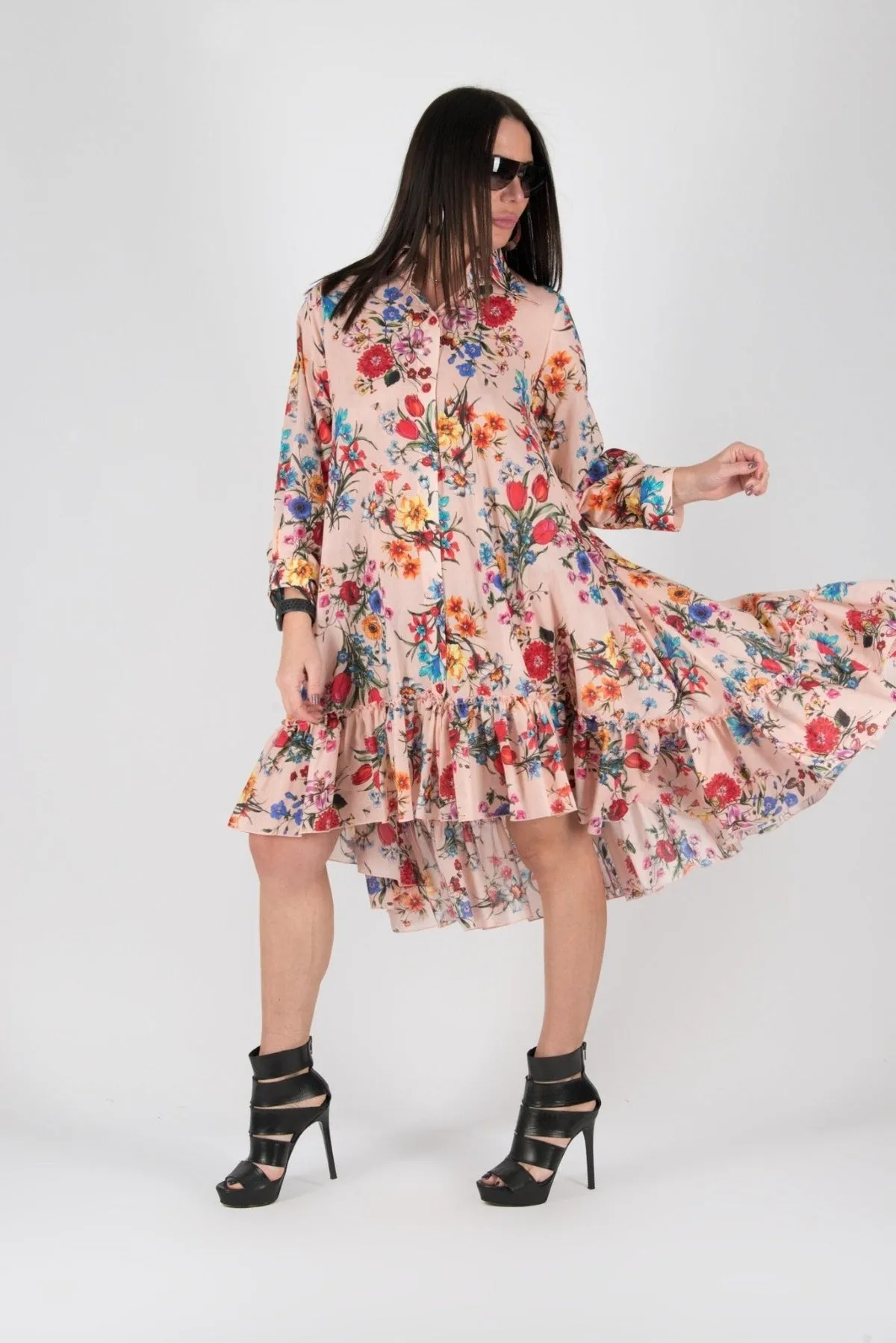 MARTINA Flounces Summer Dress