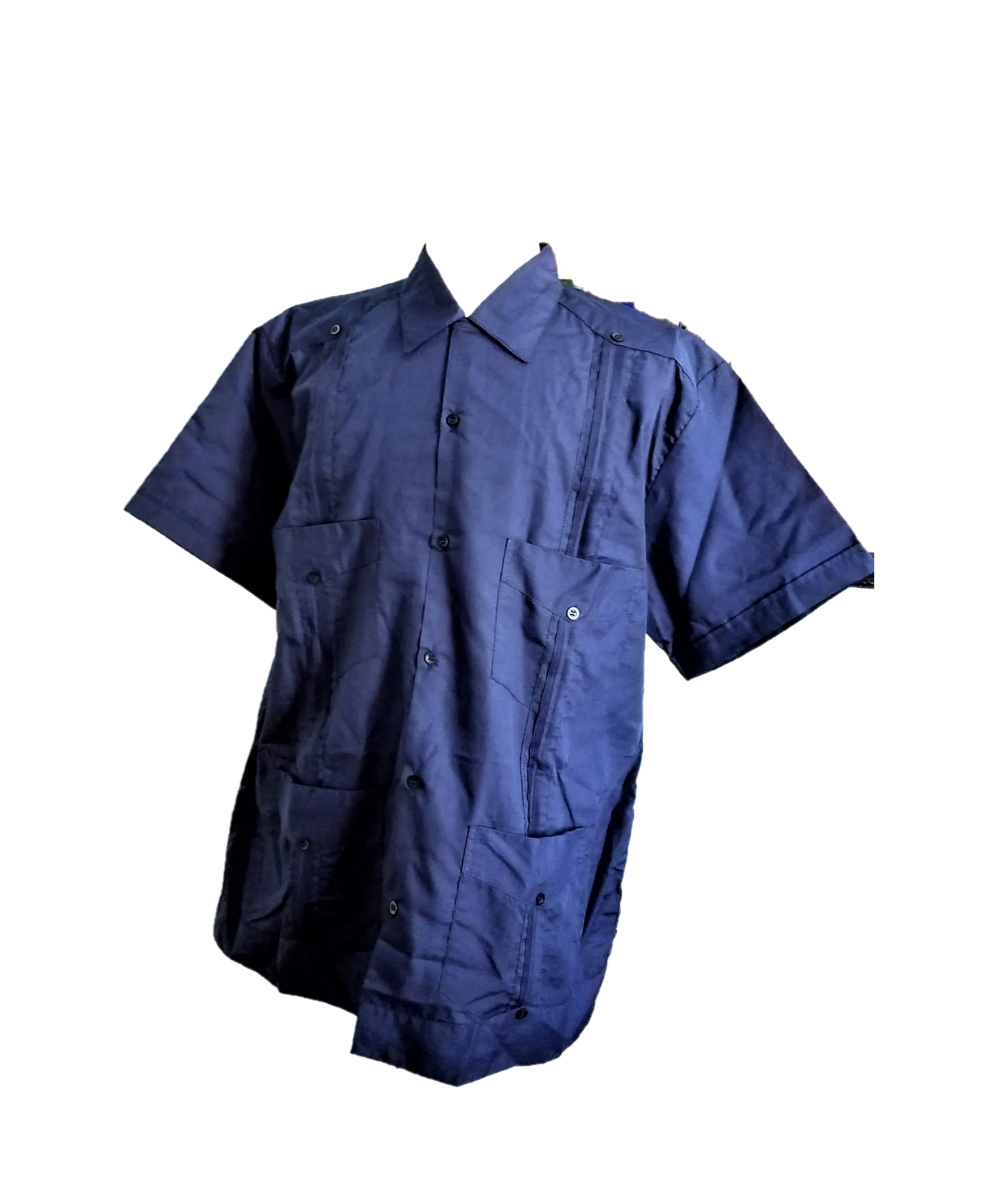 Men's Classic Guayabera Short Sleeve-100% Cotton-Authentic Yucatan