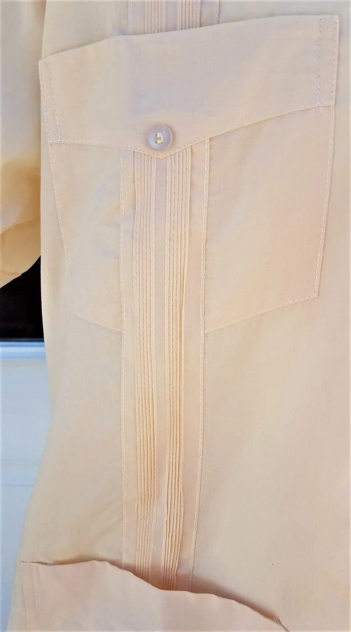 Men's Classic Guayabera Short Sleeve-100% Cotton-Authentic Yucatan