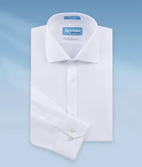 Mens Slim Fit Non Iron Cotton "Lite Pattern" Button Cuff Dress Shirt