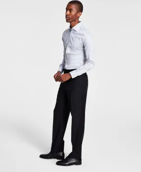 Michael Kors Mens Classic fit Dress Pants 36 / 30 Black Solid Stretch