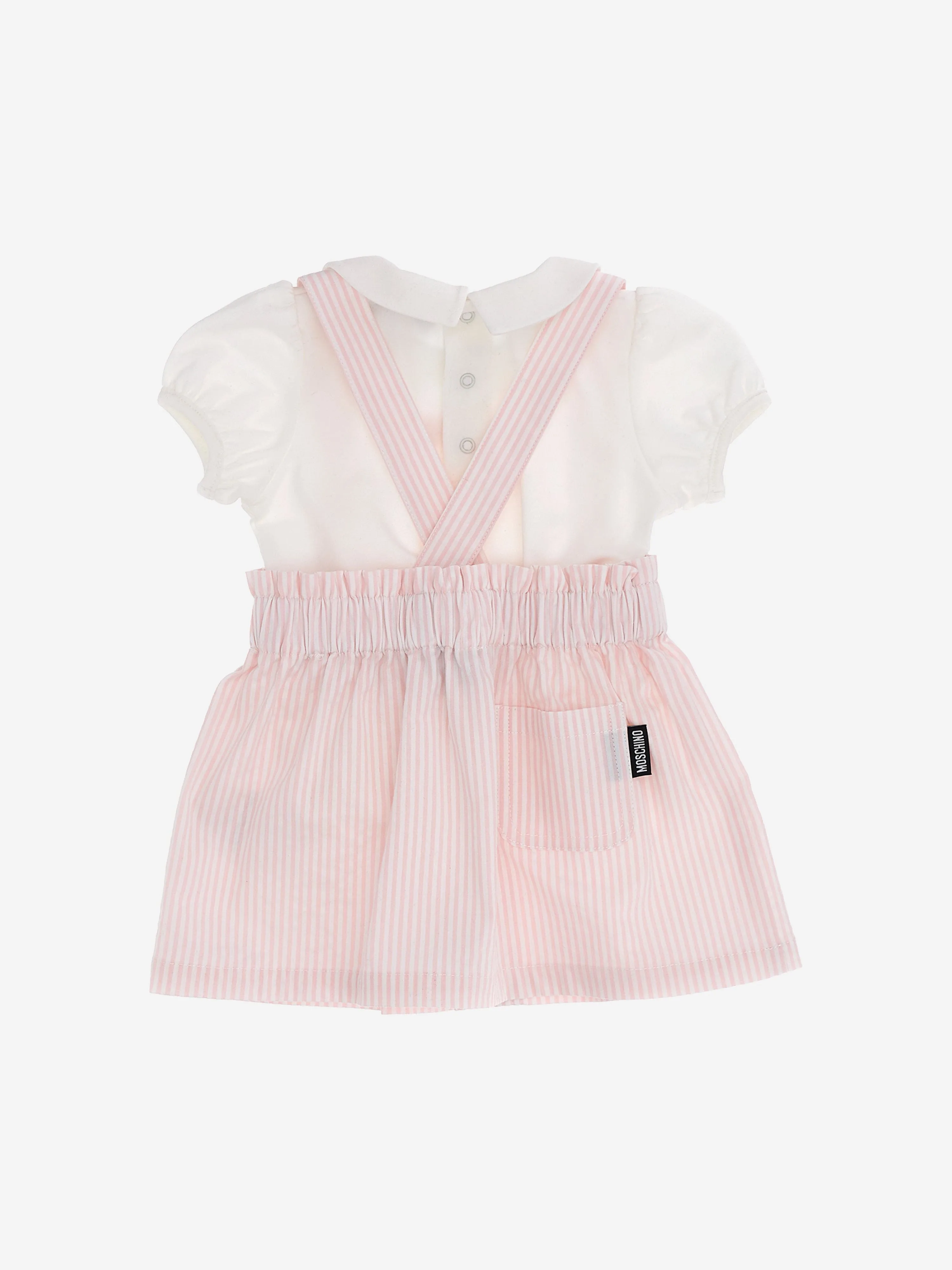 Moschino Baby Girls Dunagree Skirt Set in Multicolour