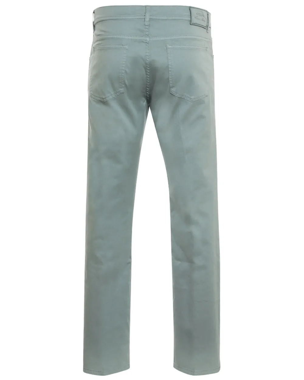 Moss Green Cotton Slim Fit Chino Pant