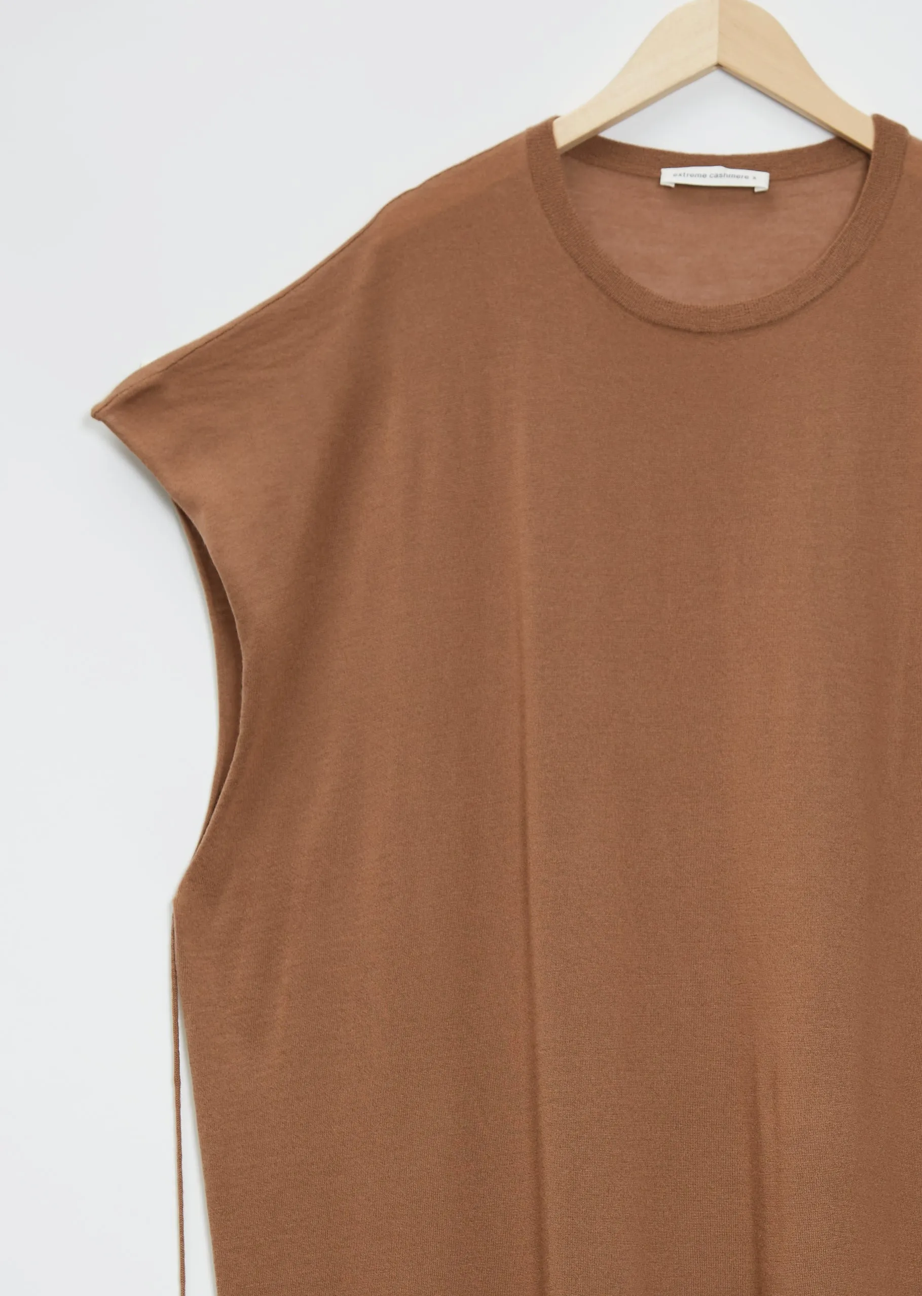 n°139 Caftan Cashmere Dress — Tan