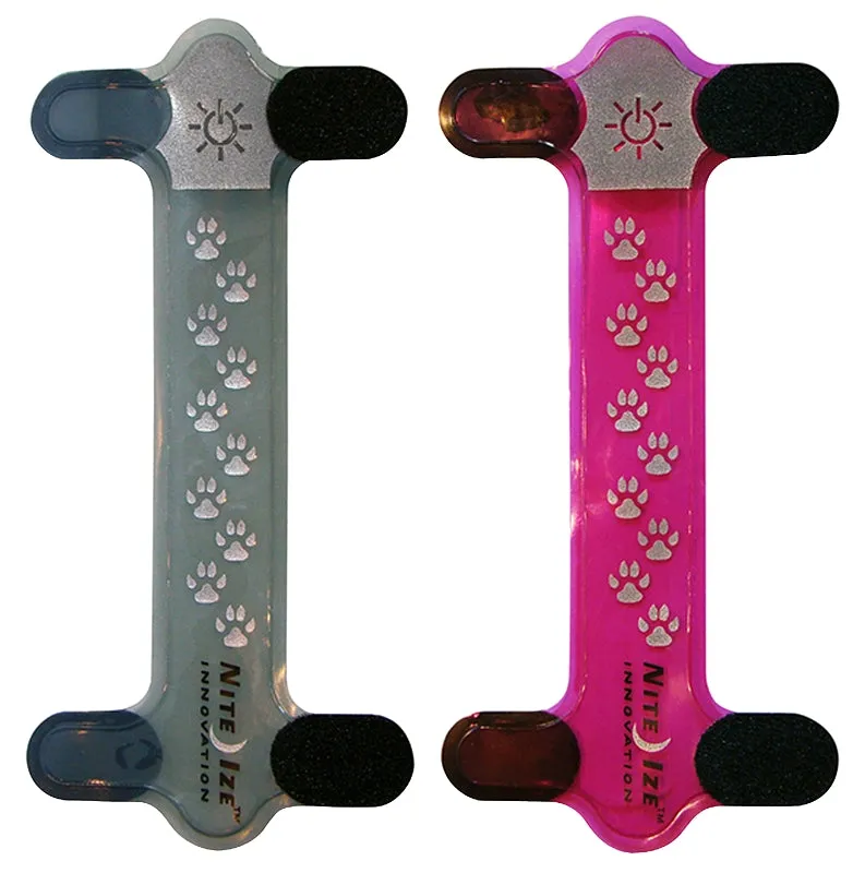 Nite Ize NDCC-03-09 LED Collar Cover, Gray/Pink :CD: QUANTITY: 1