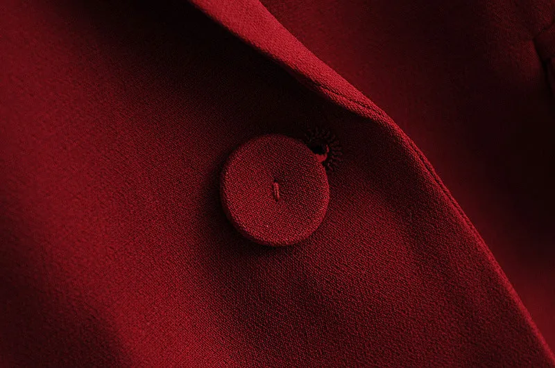 One-button cuff-cuff blazer
