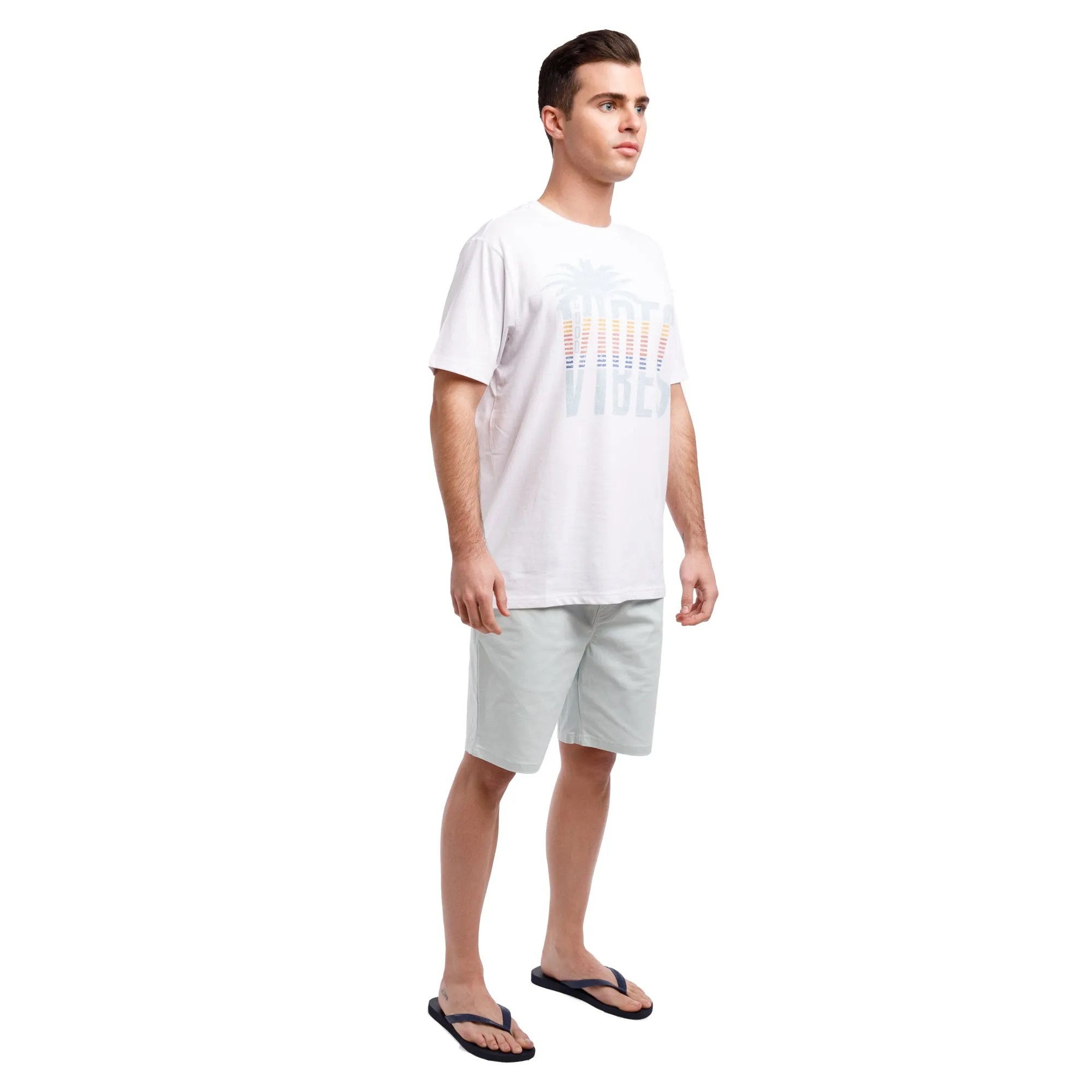 Organic Short Sleeve Crew Neck Tee | It's A Vibe