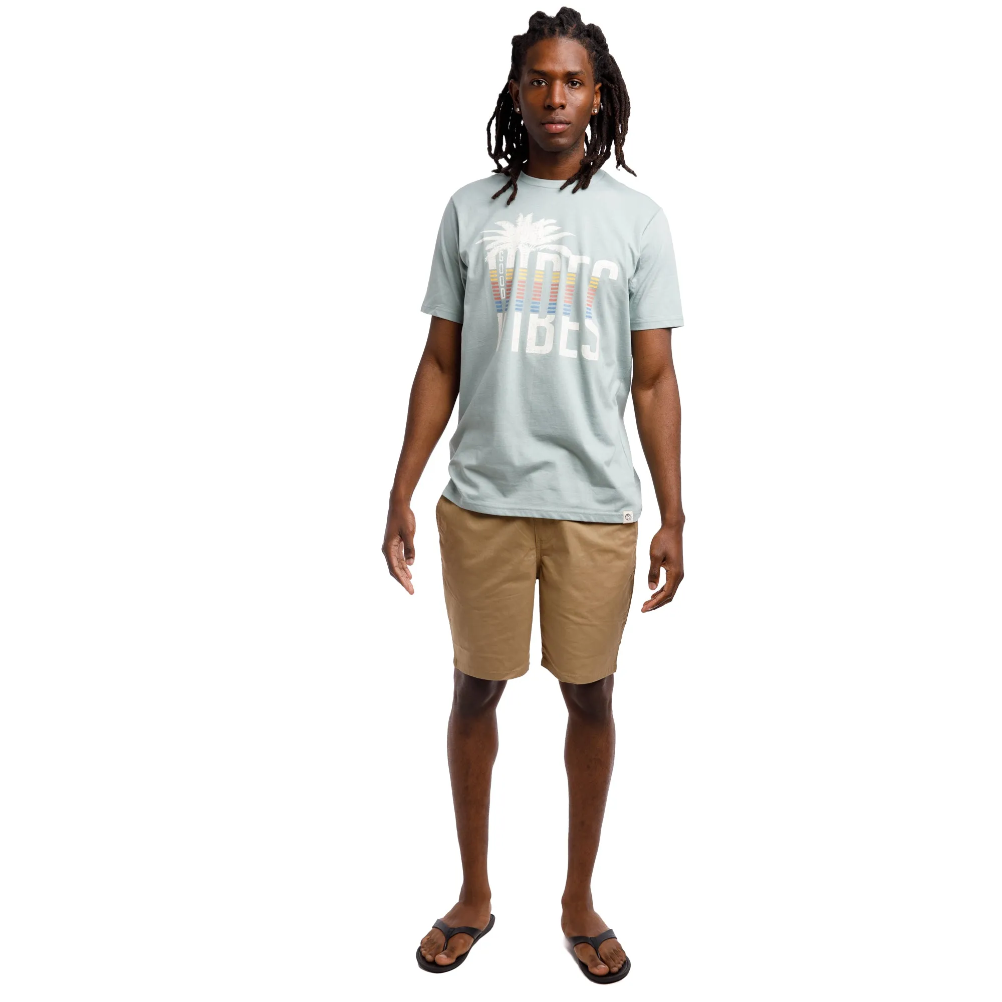 Organic Short Sleeve Crew Neck Tee | It's A Vibe