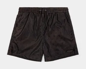 Paisley Hybrid Mens Shorts (Brown)